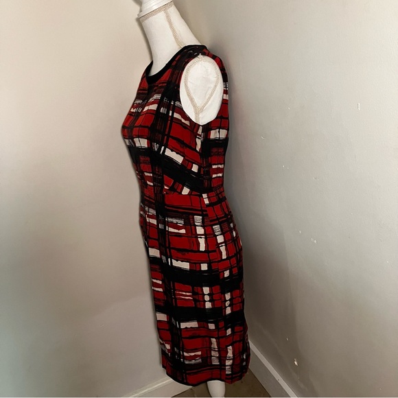 Jacob rust orange cotton silk blend dress 6 - Picture 9 of 14